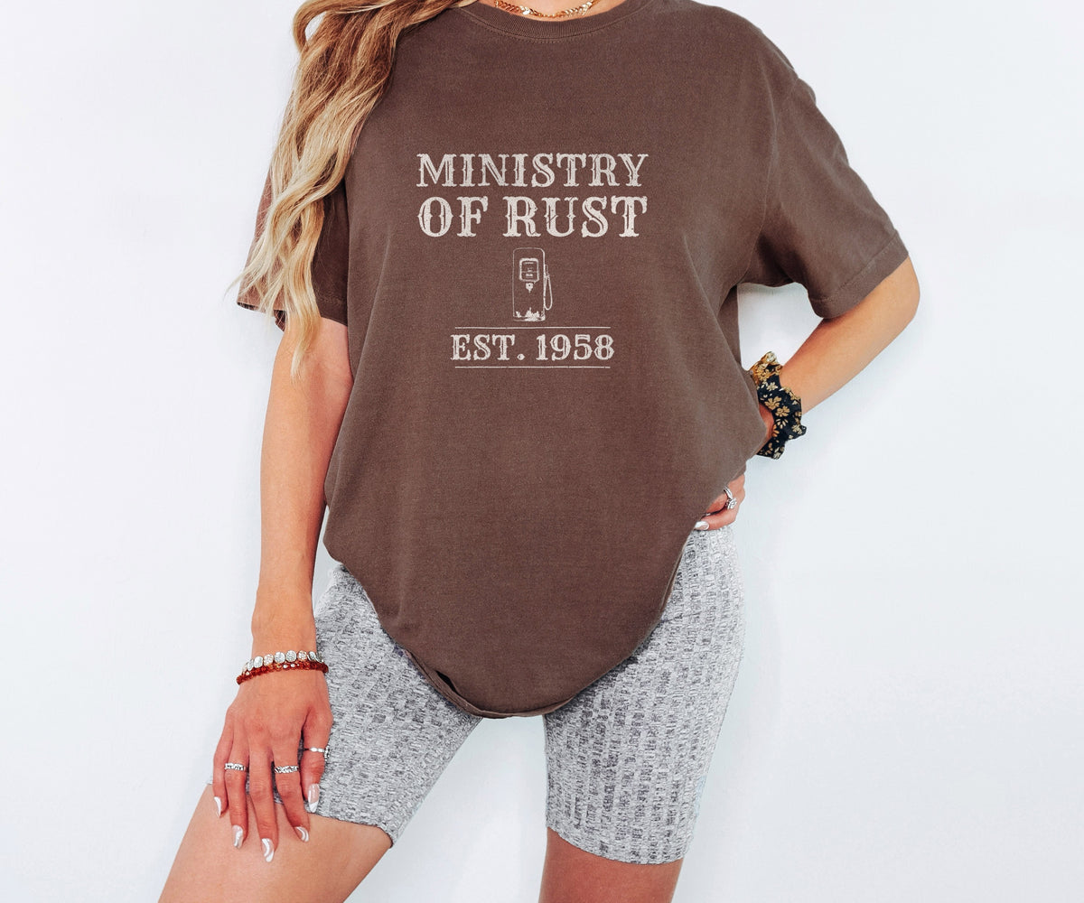 Funny Ministry of Rust Est. 1958 Shirt - Urban Explorer Gift - photo 2