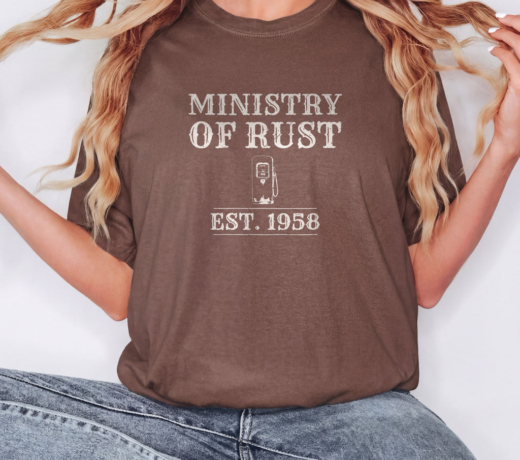 Funny Ministry of Rust Est. 1958 Shirt - Urban Explorer Gift - photo 3