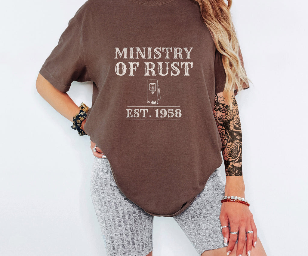 Funny Ministry of Rust Est. 1958 Shirt - Urban Explorer Gift - photo 4