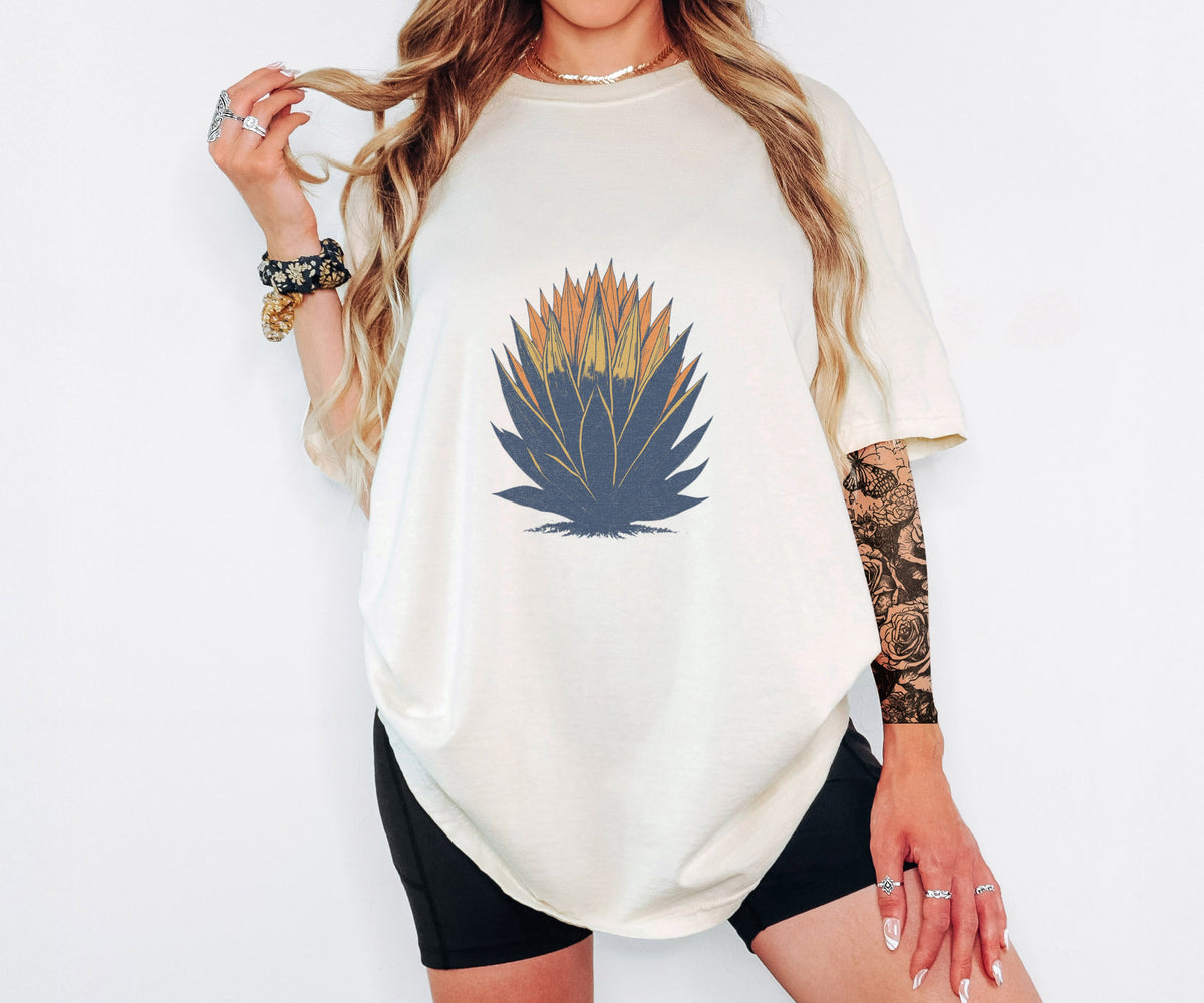 Women's Plant Lover Shirt - Agave Spray Tee - photo 1