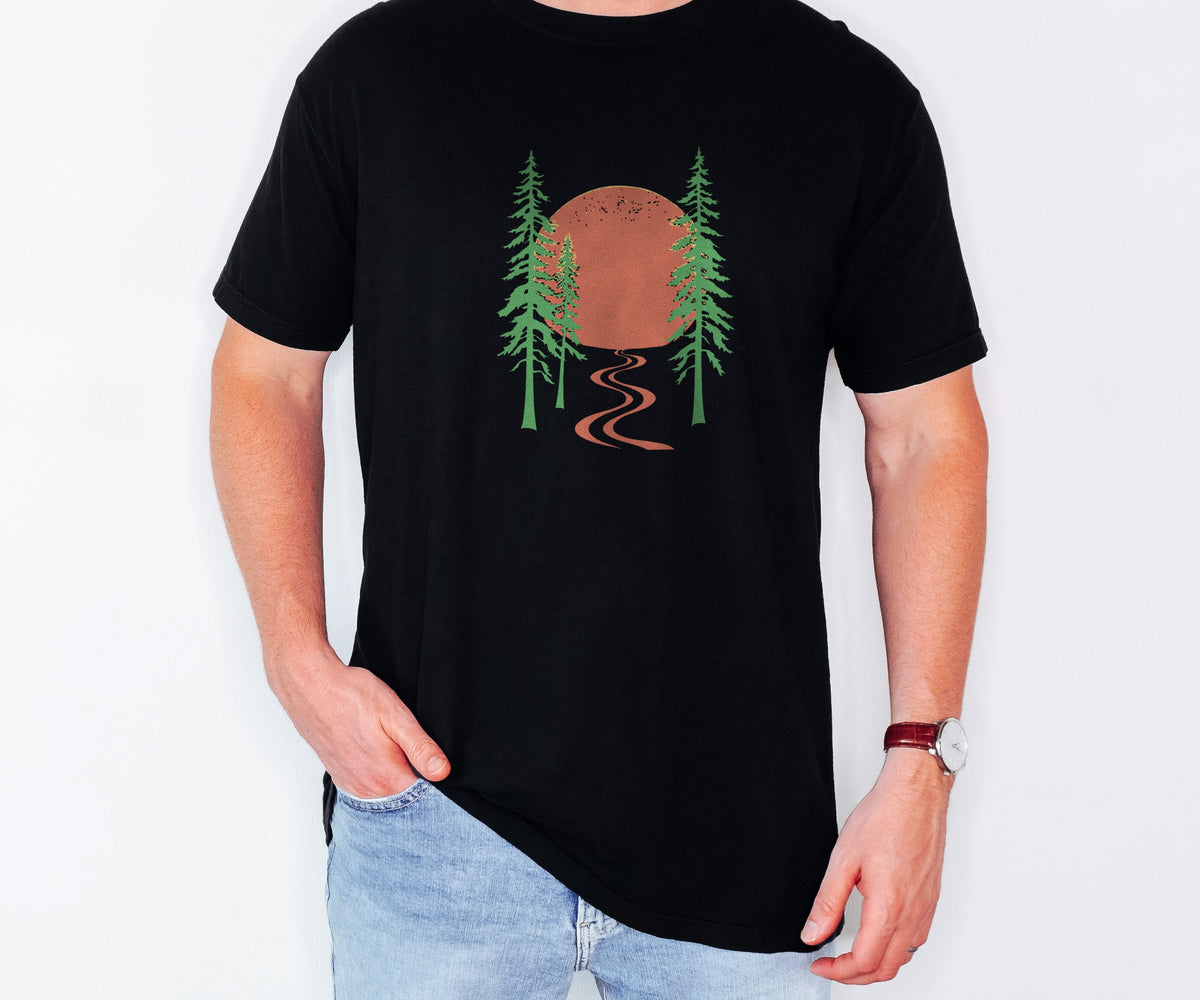 Men's Weekend Hiker Hoodie - Pine Ridge Pullover worn