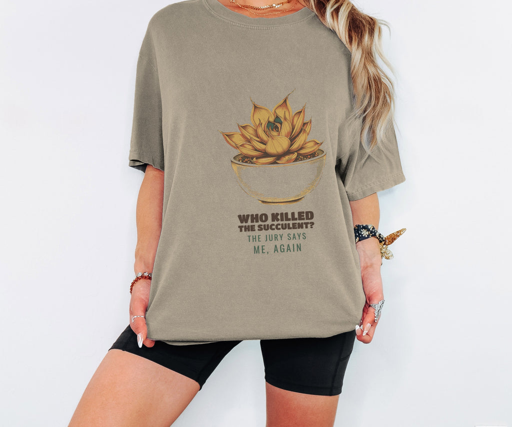 Who Killed the Succulent? Shirt Plant Parent Tee - photo 2