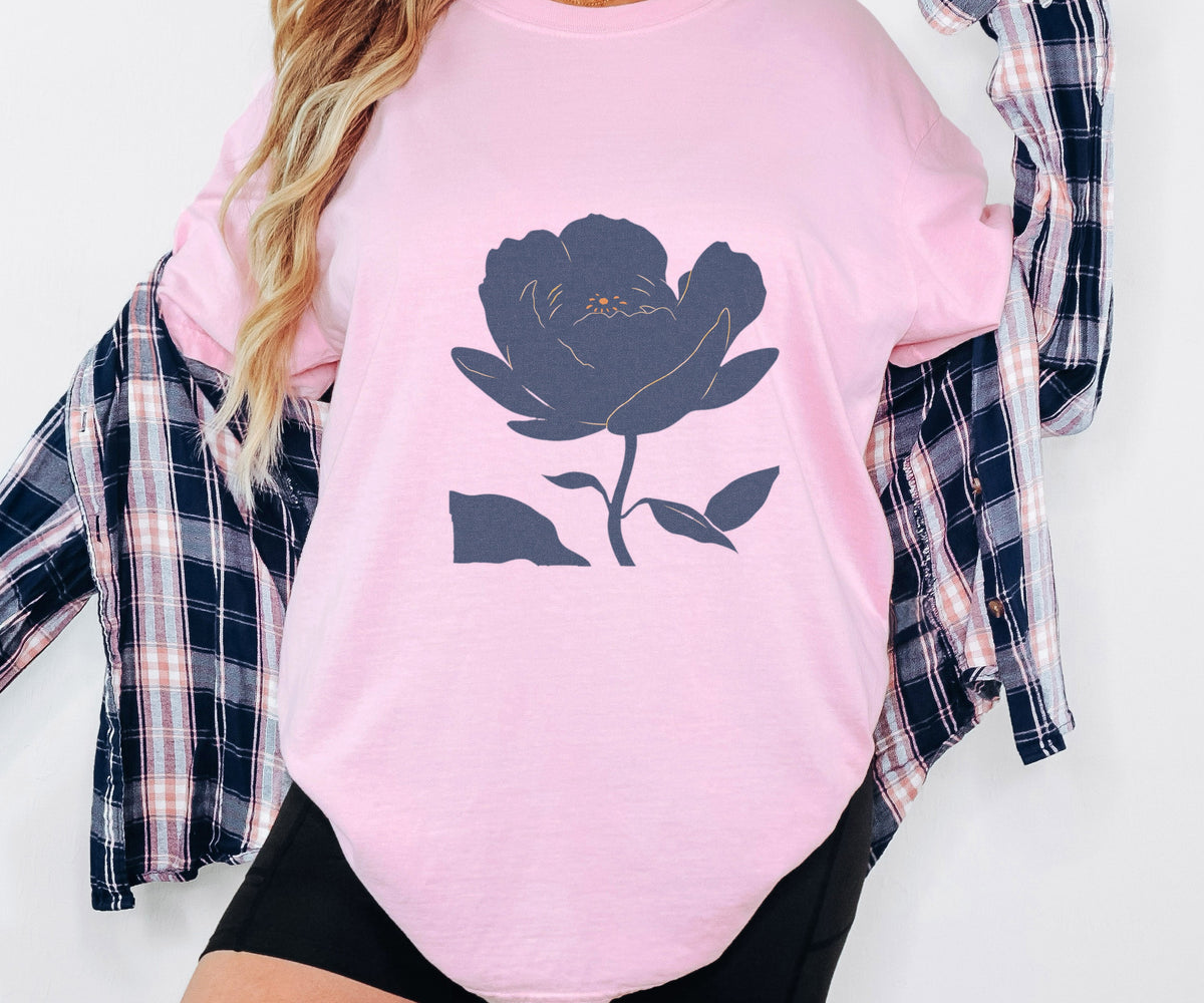 Peony Flower Gift Shirt - Peony Bloom Tee - photo 1