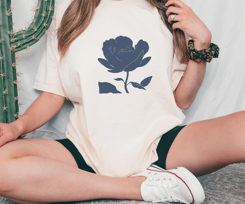 Peony Flower Gift Shirt - Peony Bloom Tee - photo 2