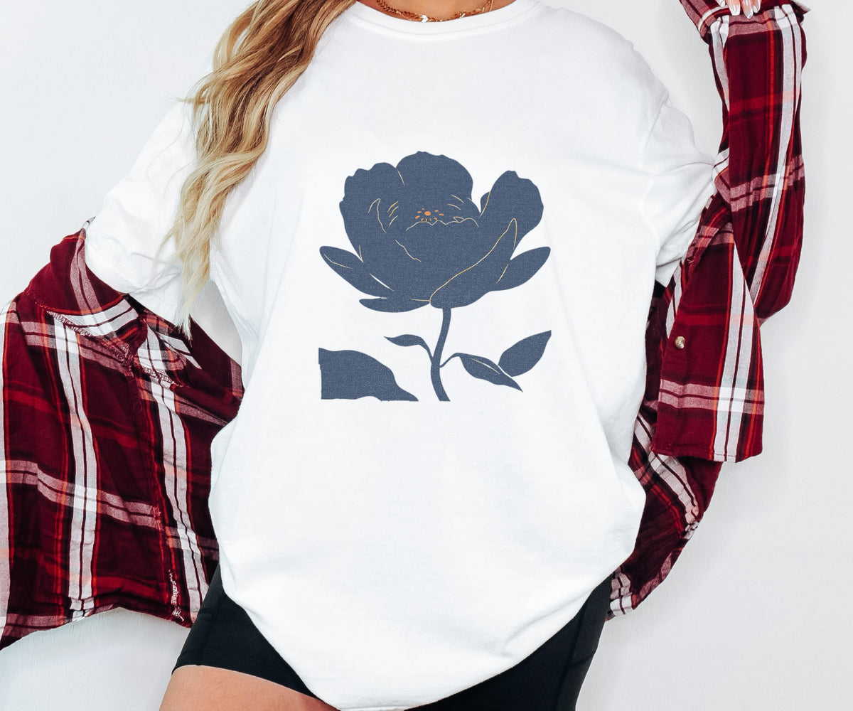 Peony Flower Gift Shirt - Peony Bloom Tee - photo 4