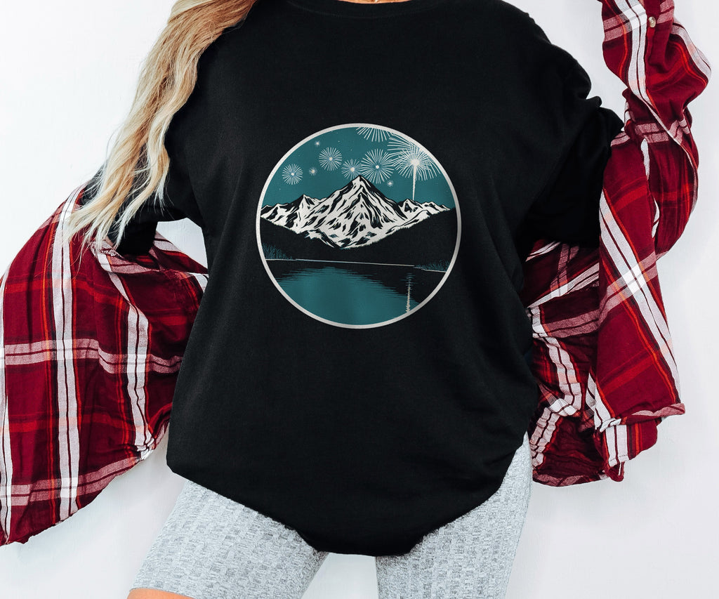 Midnight Peaks Shirt Hiker Winter Tee - photo 2