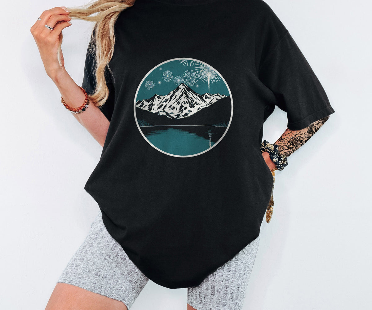Midnight Peaks Shirt Hiker Winter Tee - photo 3