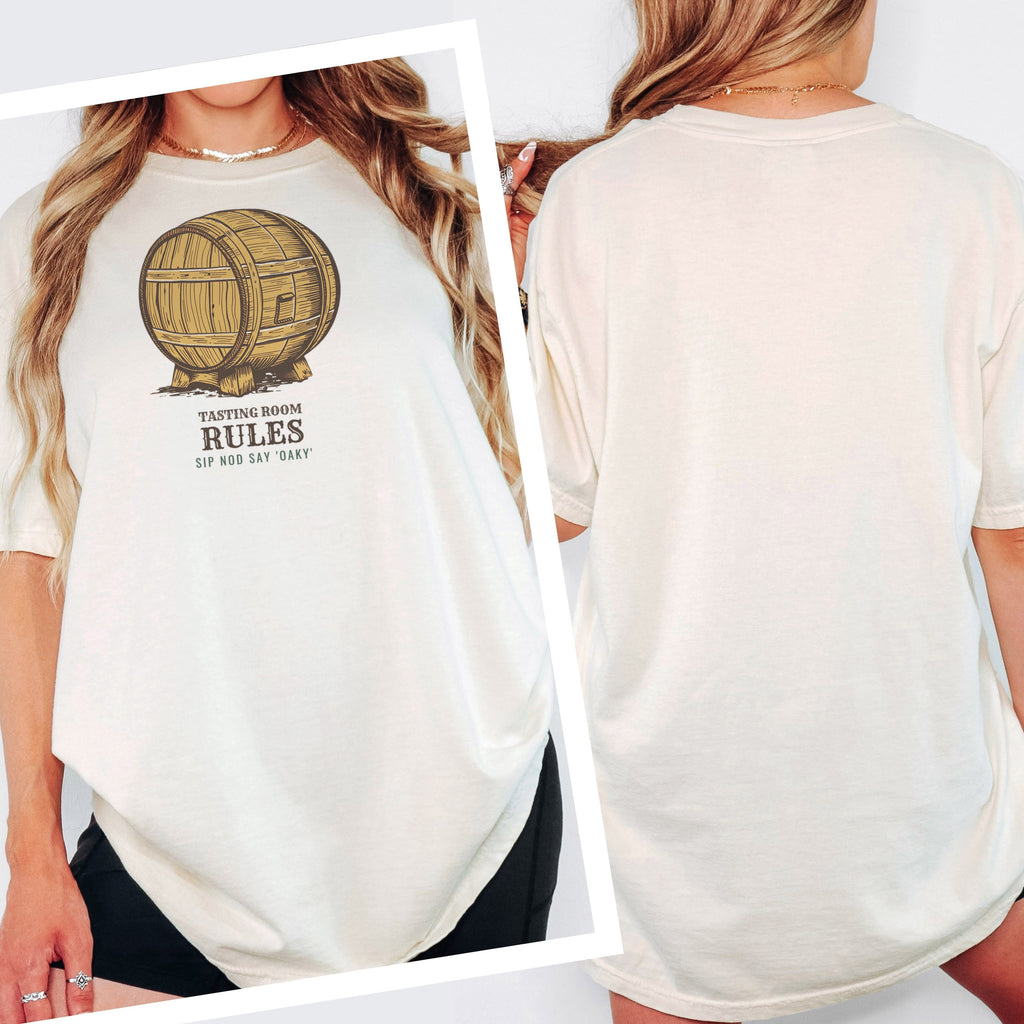Wine Beer Shirt - Tasting Room Rules Tee - photo 2