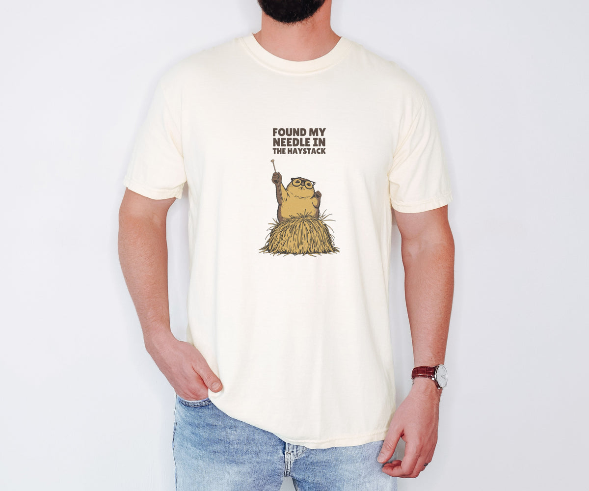 Vinyl Record Collector Shirt - Found My Needle in the Haystack Tee - photo 2