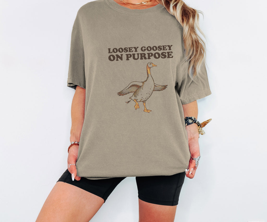 Goose Lover Shirt - Loosey Goosey on Purpose Tee - photo 2