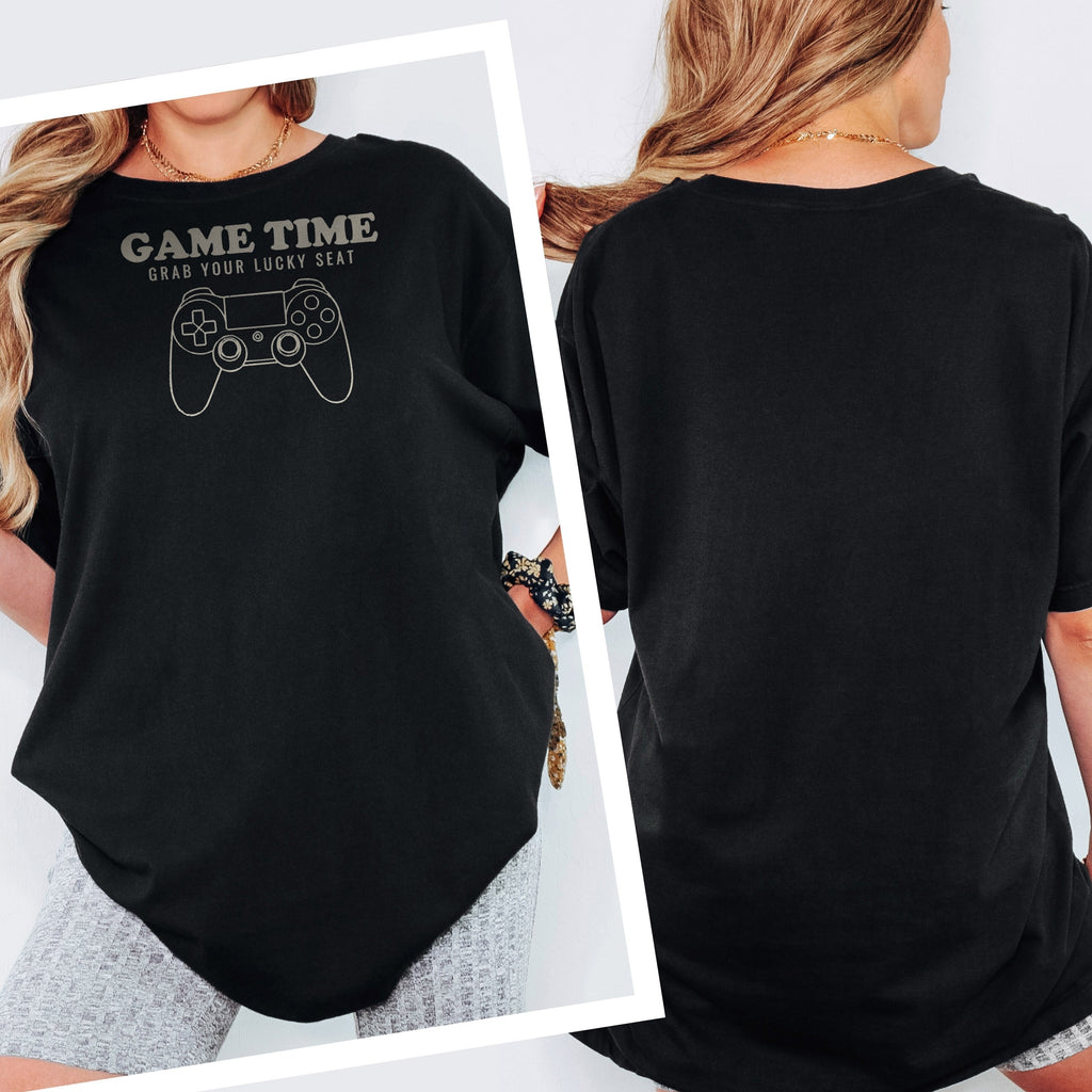 Fans Classic Video Games Shirt - Game Time Grab Your Lucky Seat Tee - photo 2
