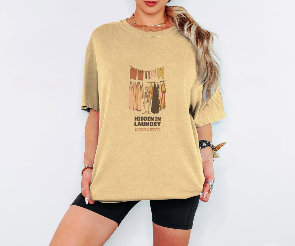 Mom Halloween Shirt - Hidden in Laundry Do Not Disturb Tee - photo 2