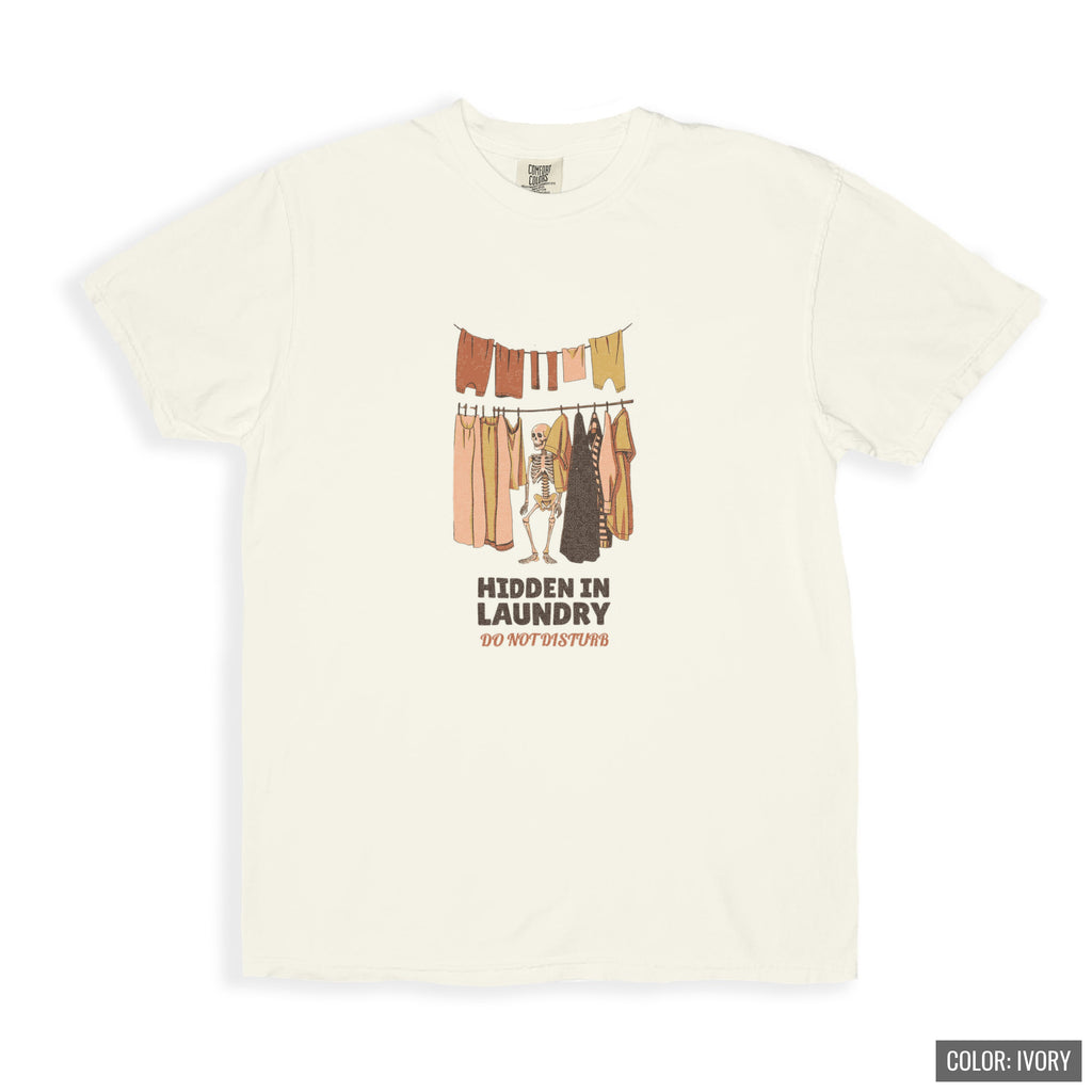 Mom Halloween Shirt - Hidden in Laundry Do Not Disturb Tee - photo 4