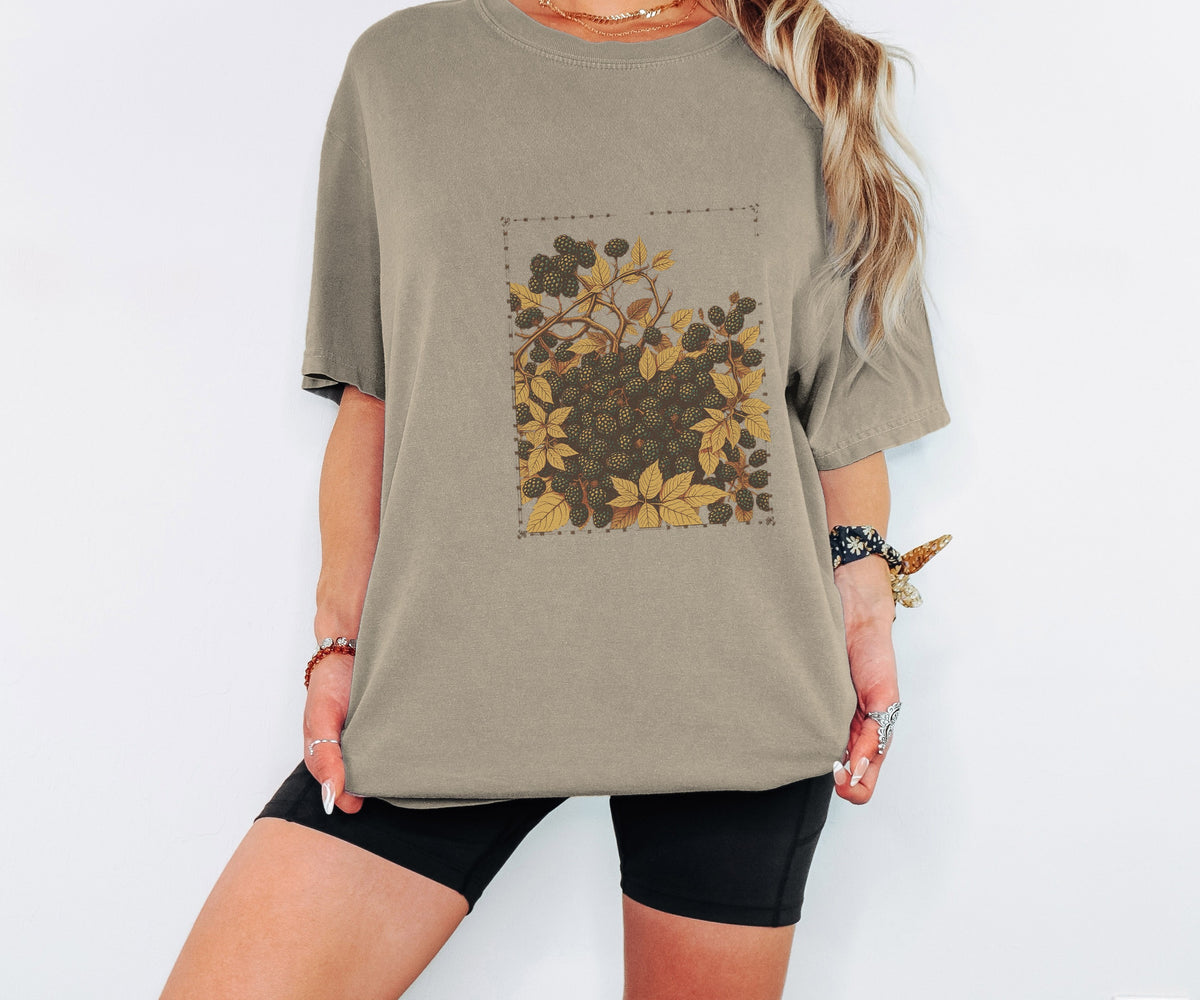 Botanical Lover Shirt - Blackberry Bramble Tee - photo 3