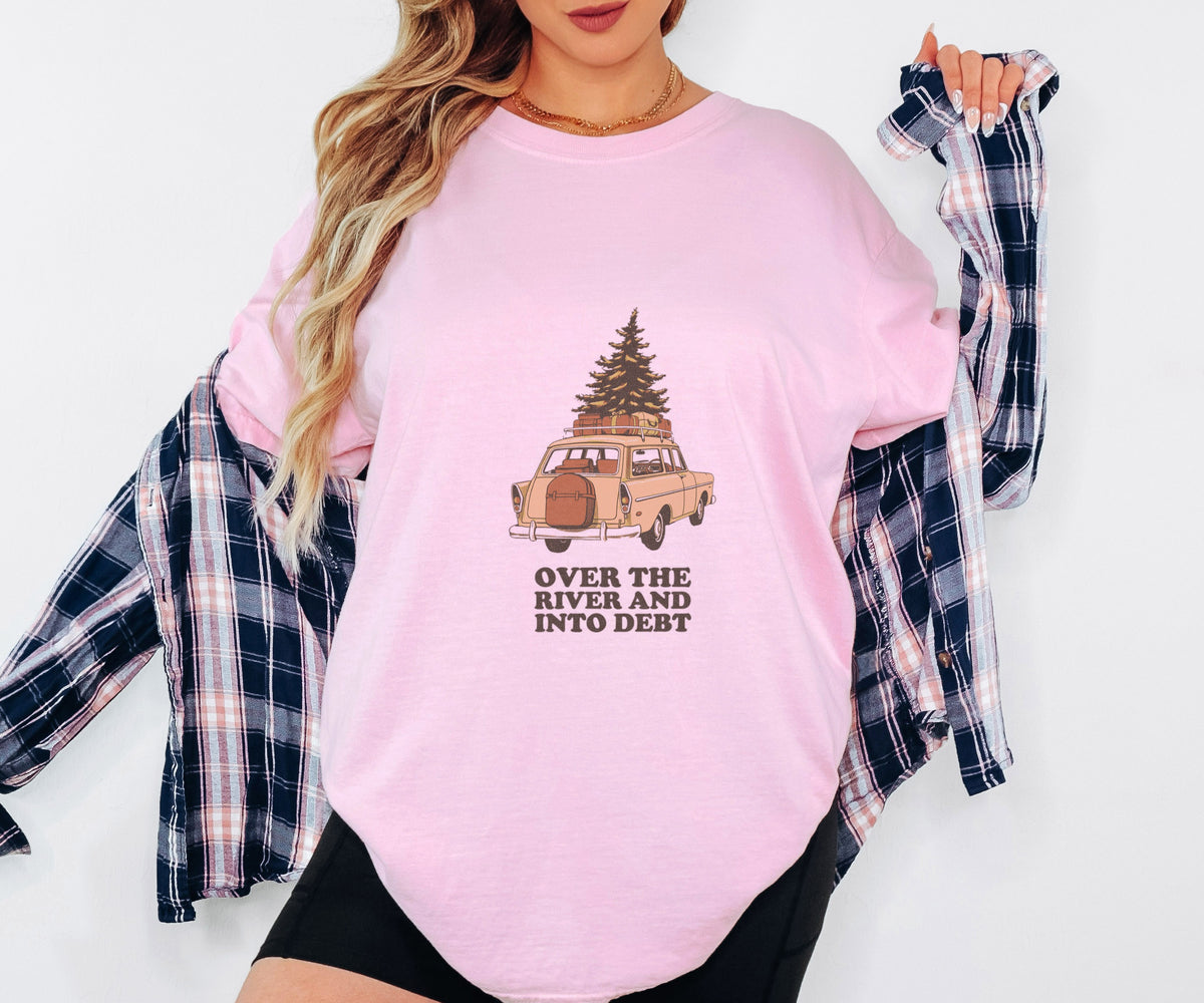 Tree Graphic Shirt - Over The River And Into Debt Tee - photo 2