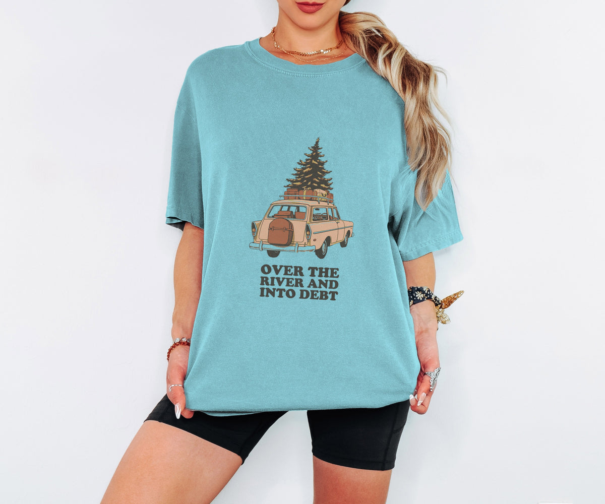 Tree Graphic Shirt - Over The River And Into Debt Tee - photo 3