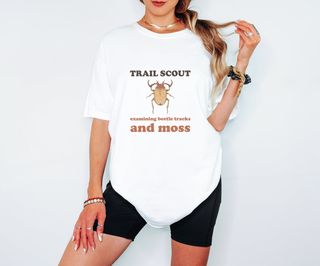 Nature Lover Shirt - Trail Scout Examining Beetle Tracks and Moss Tee - photo 4