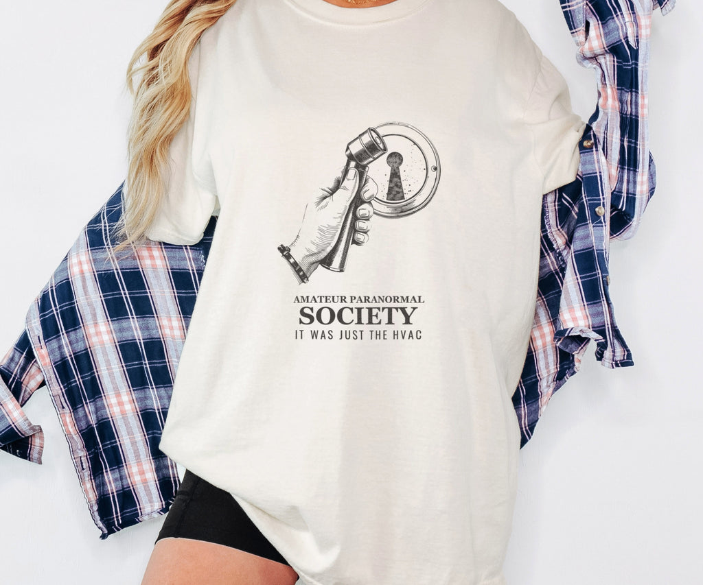 Halloween Shirt - Amateur Paranormal Society It Was Just the Hvac - photo 1