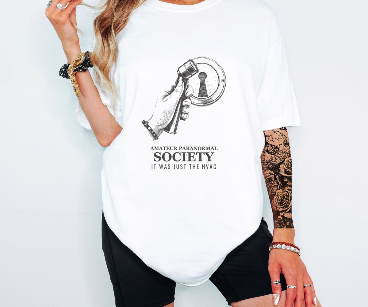 Halloween Shirt - Amateur Paranormal Society It Was Just the Hvac - photo 4