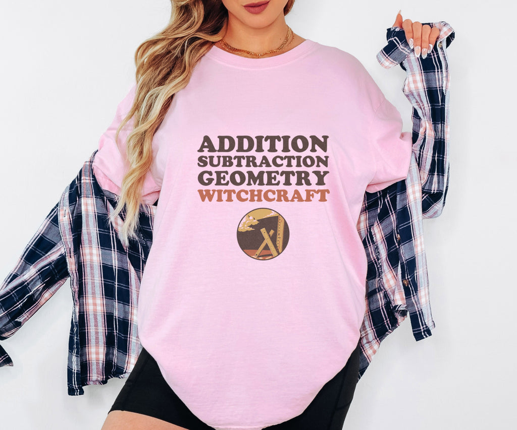 Halloween Shirt - Addition Subtraction Geometry Witchcraft - photo 1
