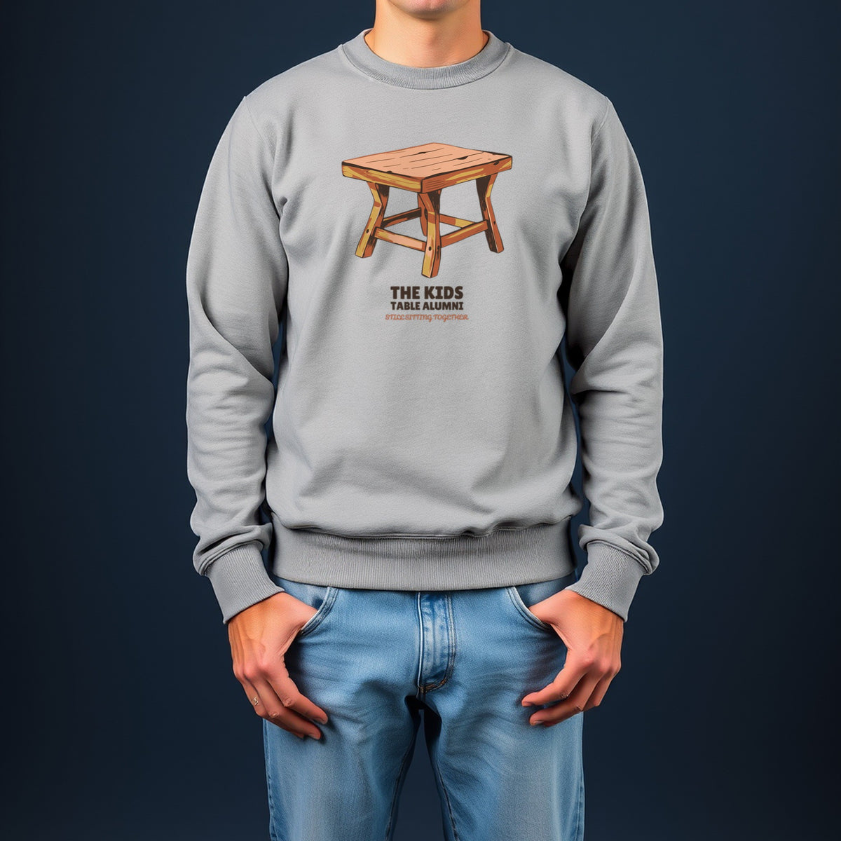 Thanksgiving Sweatshirt - The Kids Table Alumni Cousin Crewneck - photo 4
