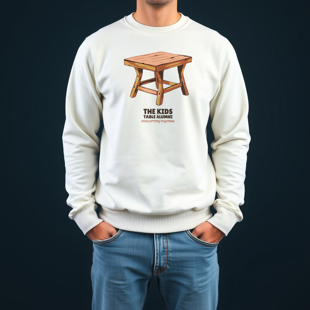 Thanksgiving Sweatshirt - The Kids Table Alumni Cousin Crewneck - photo 3