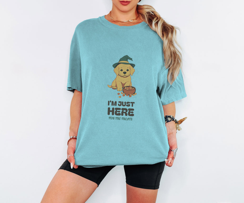 Halloween Treats Shirt - I'm Just Here for the Treats Tee - photo 4