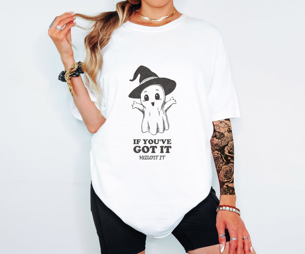 Spooky Halloween Shirt - If You've Got It Haunt It Tee - photo 1