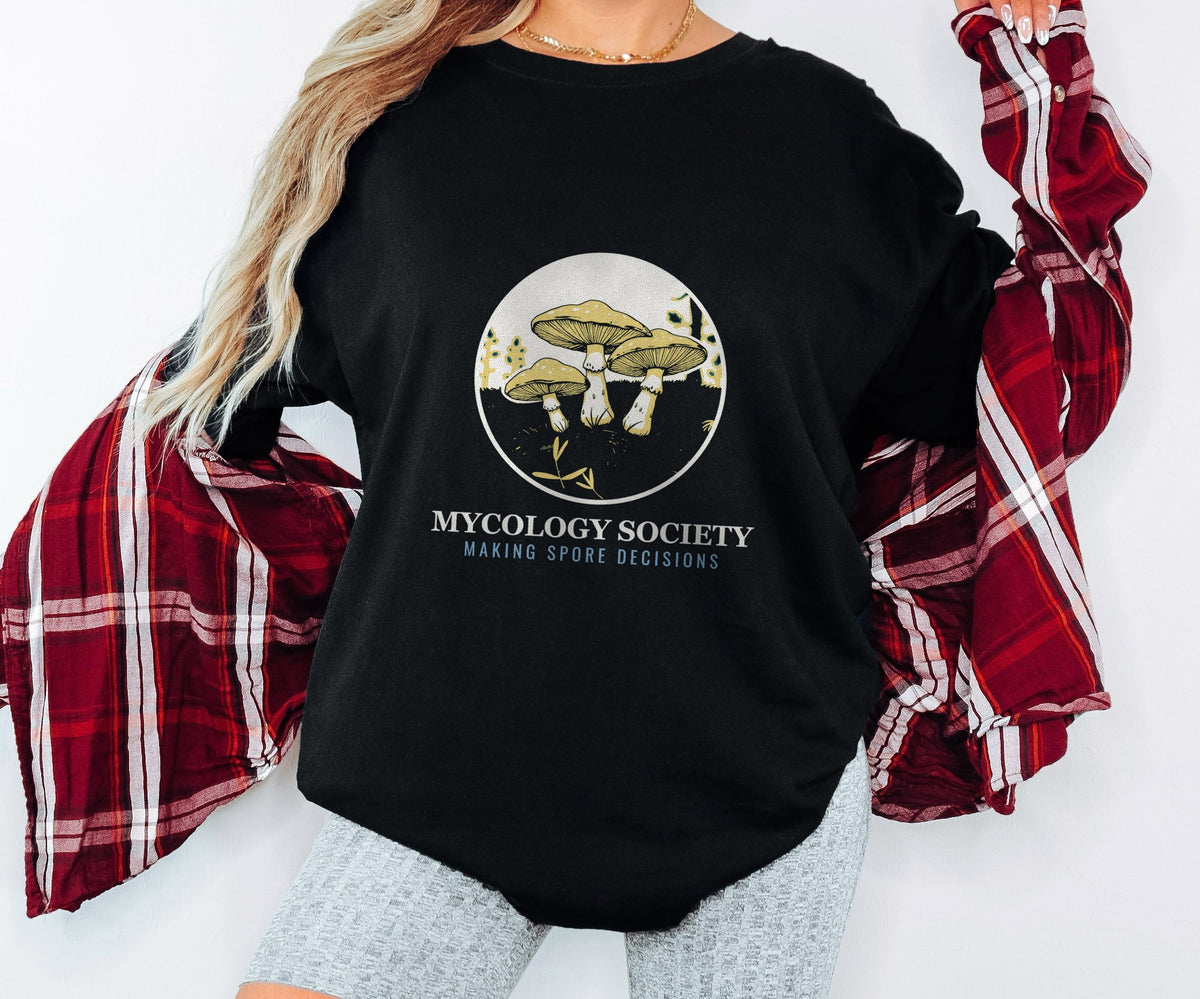 Mushroom Forager Shirt - Mycology Society Making Spore Decisions - photo 3