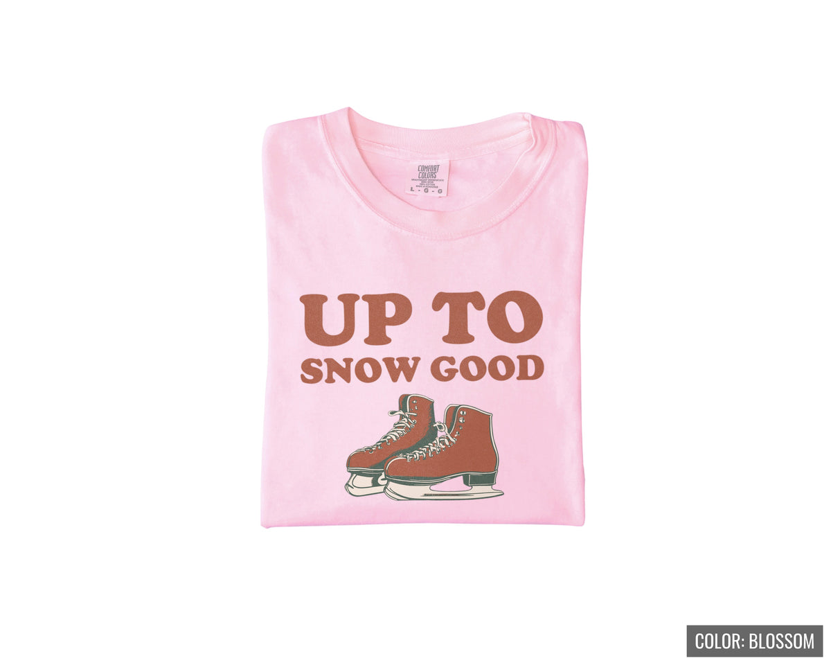 Christmas Skating Shirt - Up to Snow Good Tee - photo 5