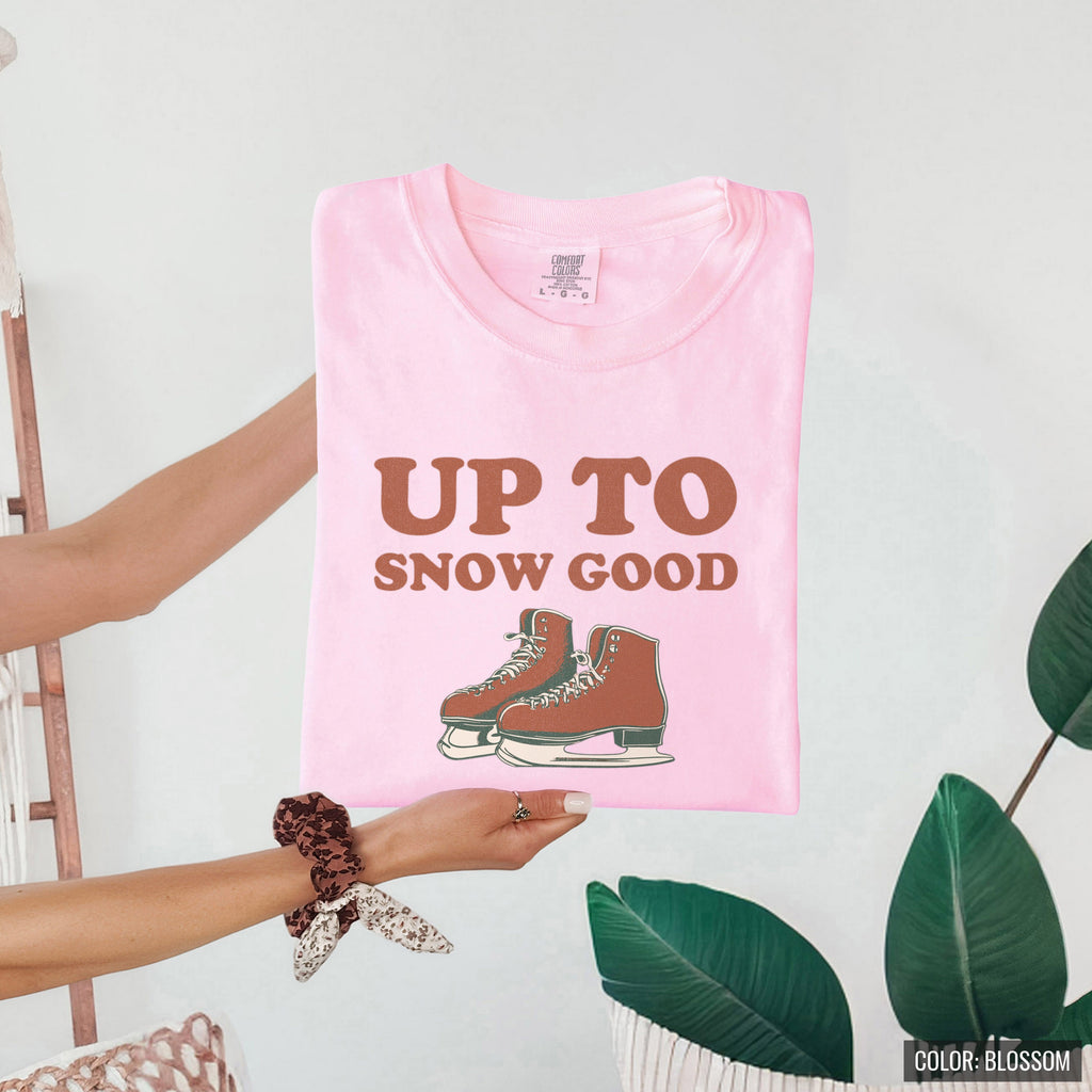 Christmas Skating Shirt - Up to Snow Good Tee - photo 6