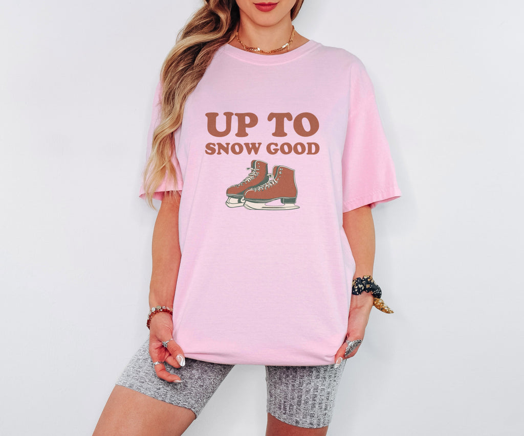 Christmas Skating Shirt - Up to Snow Good Tee - photo 1
