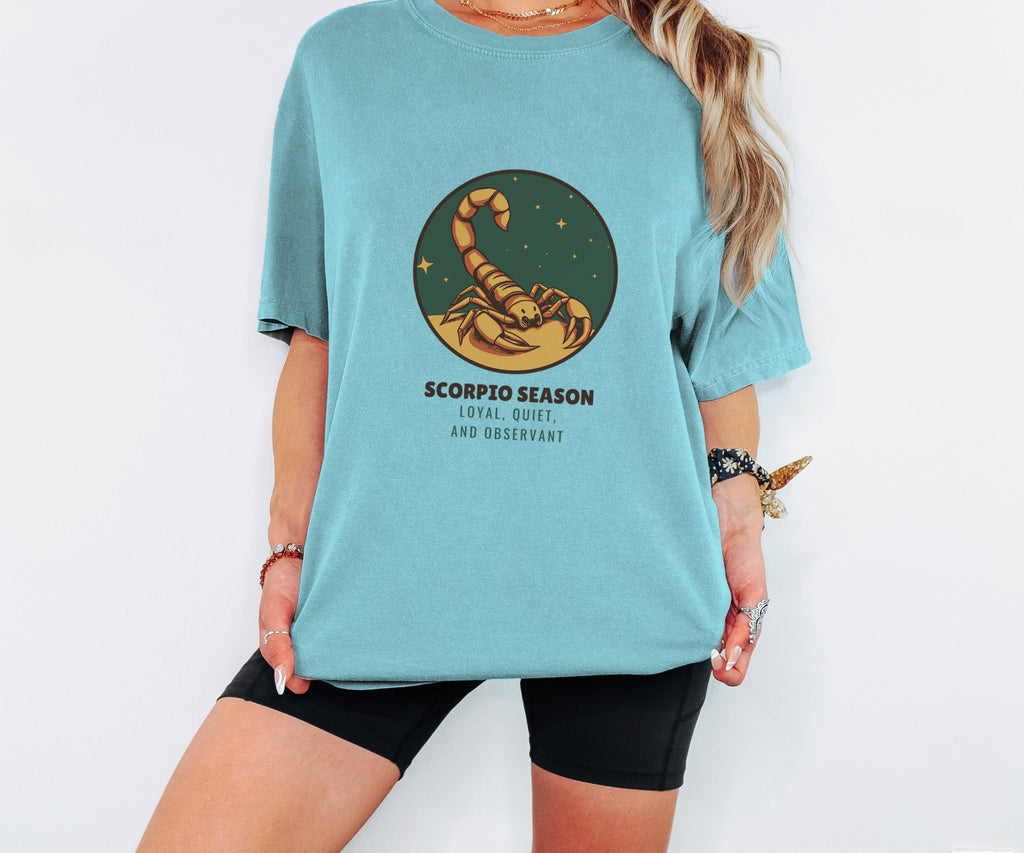 Scorpio Season Loyal Quiet and Observant Shirt Fall Tee - photo 5