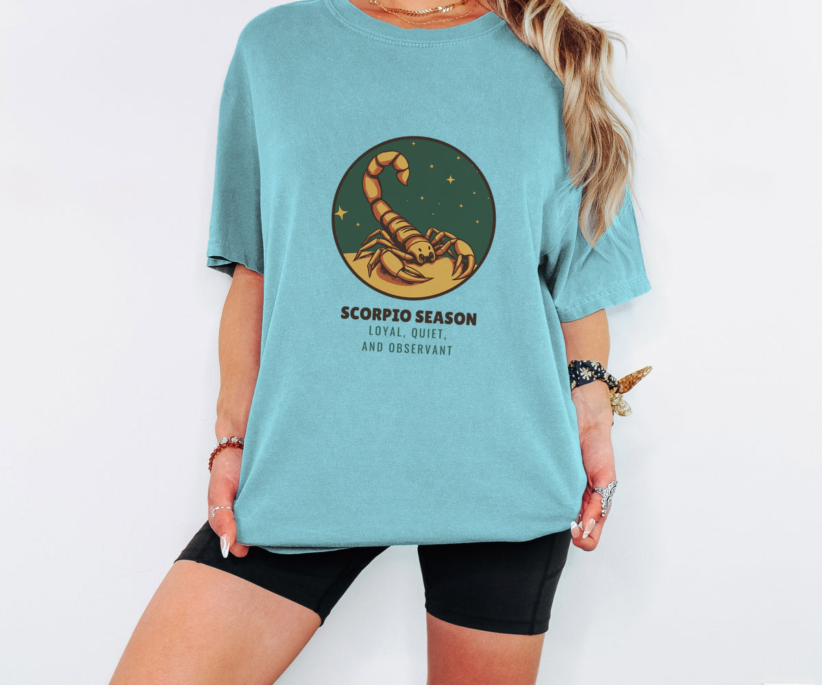 Scorpio Season Loyal Quiet and Observant Shirt Fall Tee - photo 5