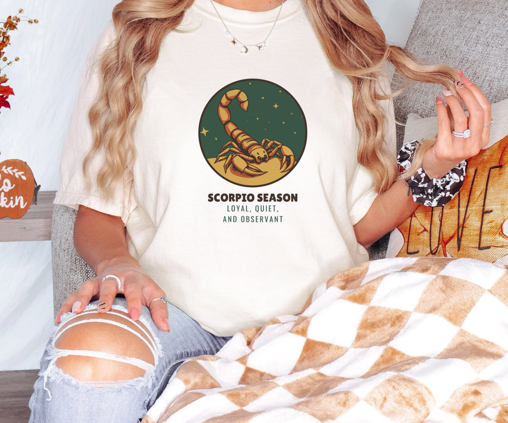 Scorpio Season Loyal Quiet and Observant Shirt Fall Tee - photo 1