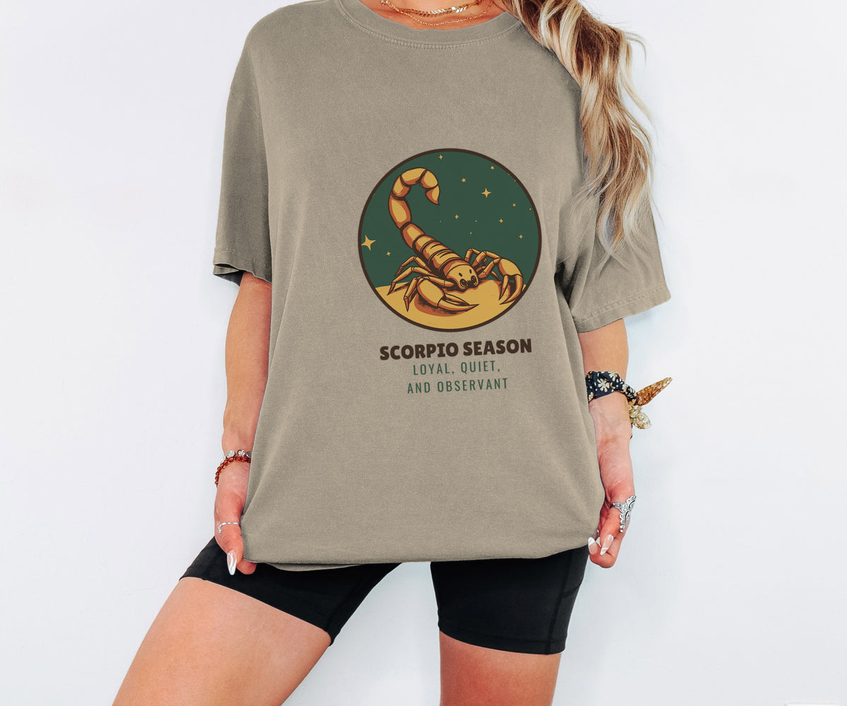 Scorpio Season Loyal Quiet and Observant Shirt Fall Tee - photo 6