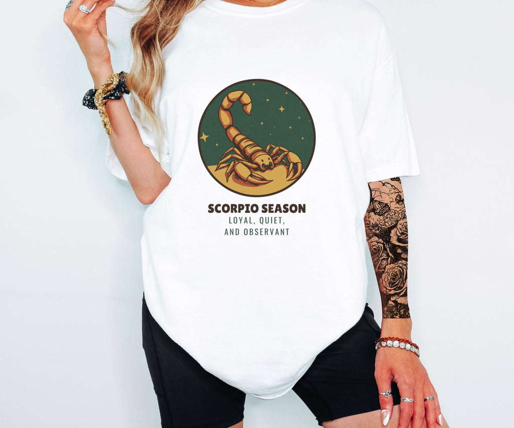Scorpio Season Loyal Quiet and Observant Shirt Fall Tee - photo 9