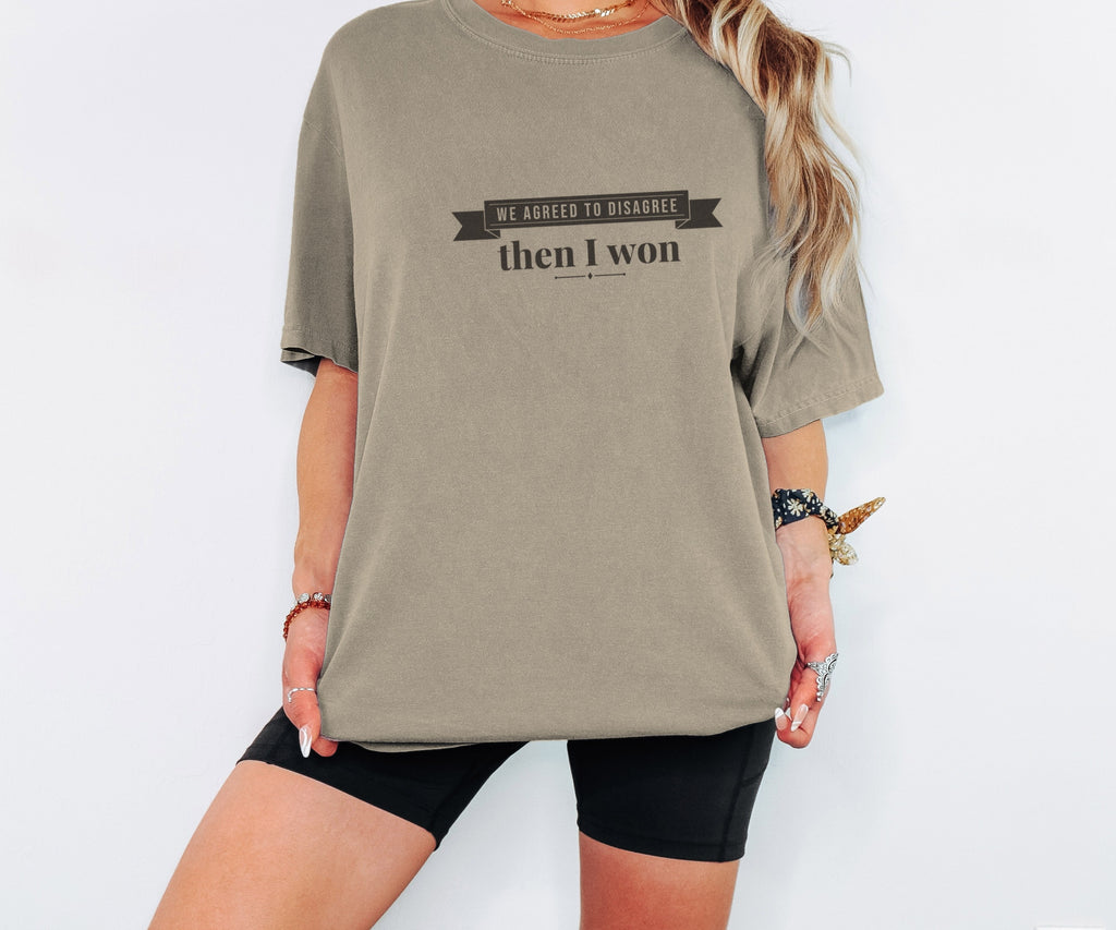 Wife Gift Shirt - We Agreed to Disagree Then I Won Tee - photo 6