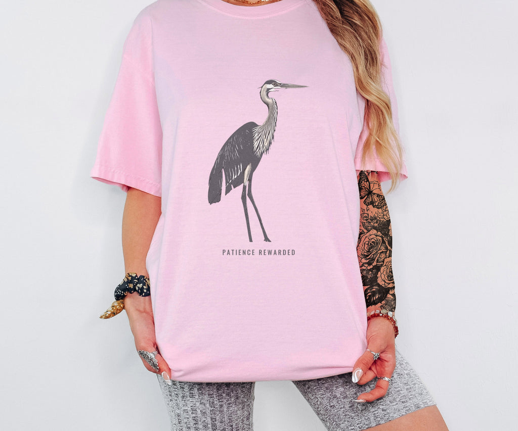 Bird Watcher Gift Shirt - Patience Rewarded Tee - photo 2