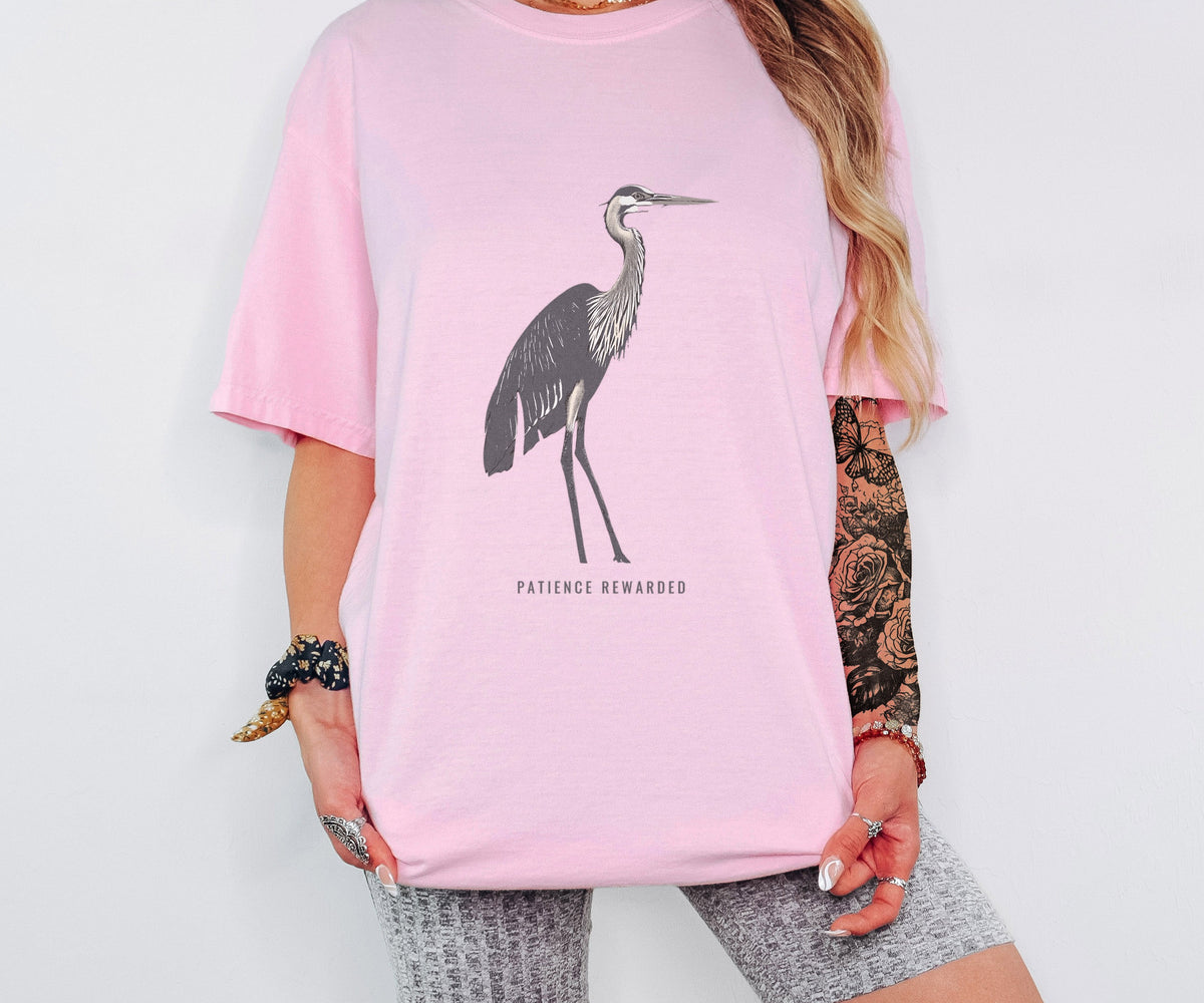 Bird Watcher Gift Shirt - Patience Rewarded Tee - photo 2