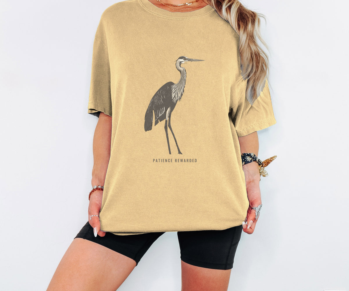 Bird Watcher Gift Shirt - Patience Rewarded Tee - photo 3