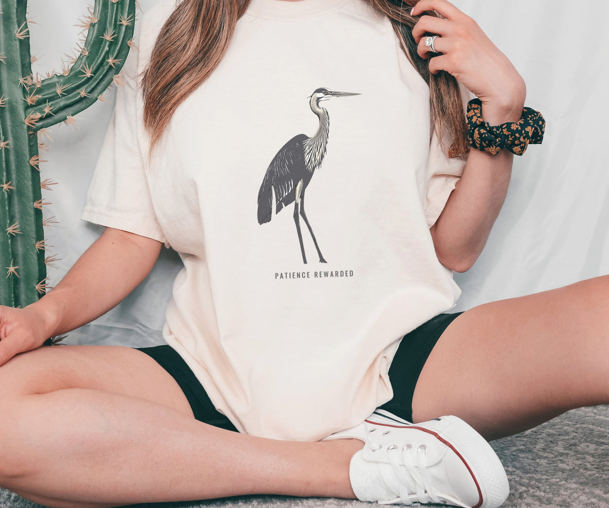 Bird Watcher Gift Shirt - Patience Rewarded Tee - photo 4
