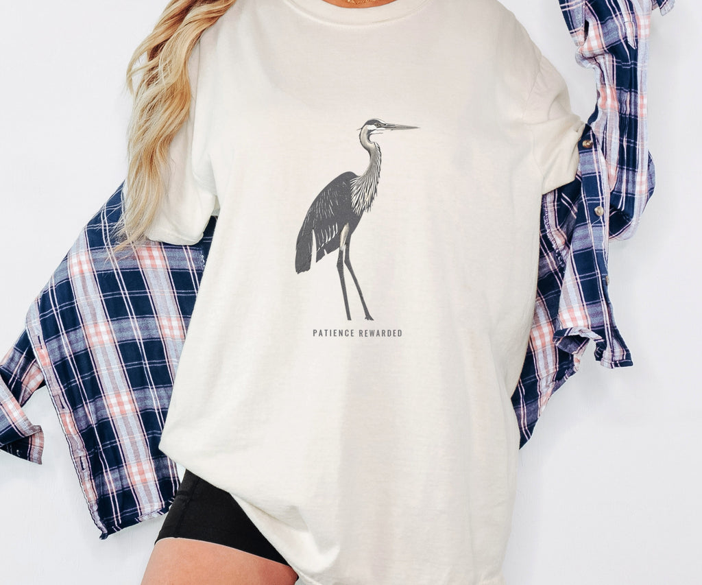 Bird Watcher Gift Shirt - Patience Rewarded Tee - photo 5