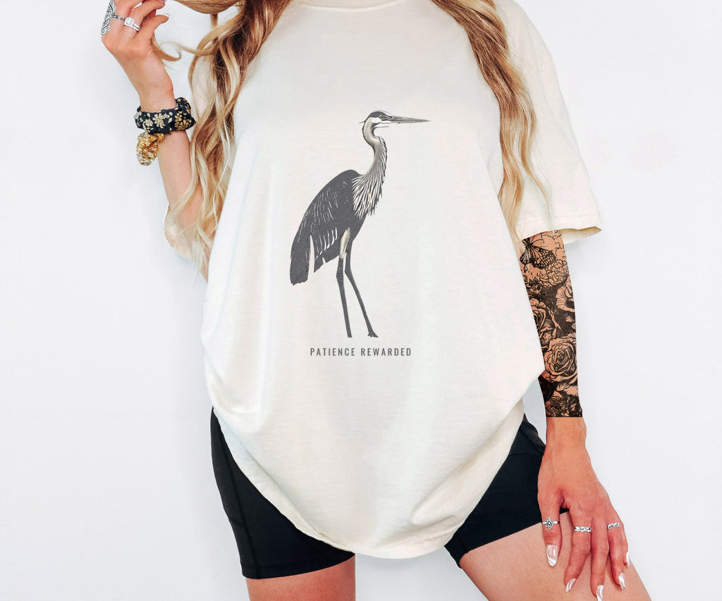 Bird Watcher Gift Shirt - Patience Rewarded Tee - photo 6