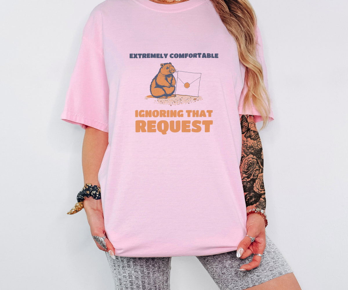 Office Worker Gift Shirt - Extremely Comfortable Ignoring That Request - photo 2