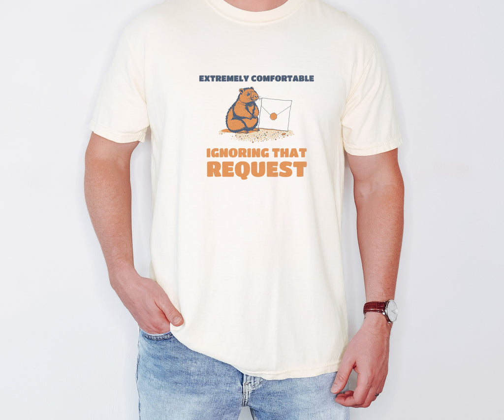 Office Worker Gift Shirt - Extremely Comfortable Ignoring That Request - photo 1