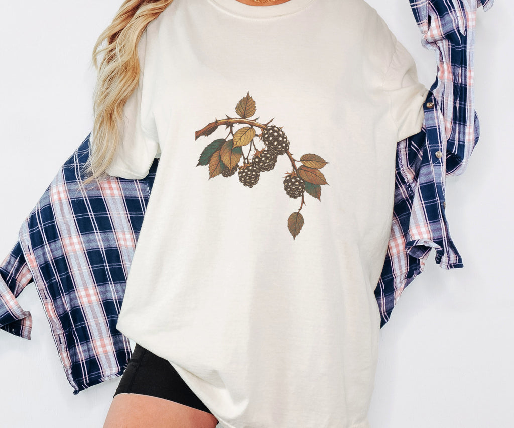 Nature Lover Shirt - Frosted Blackberry Branch Tee - photo 4