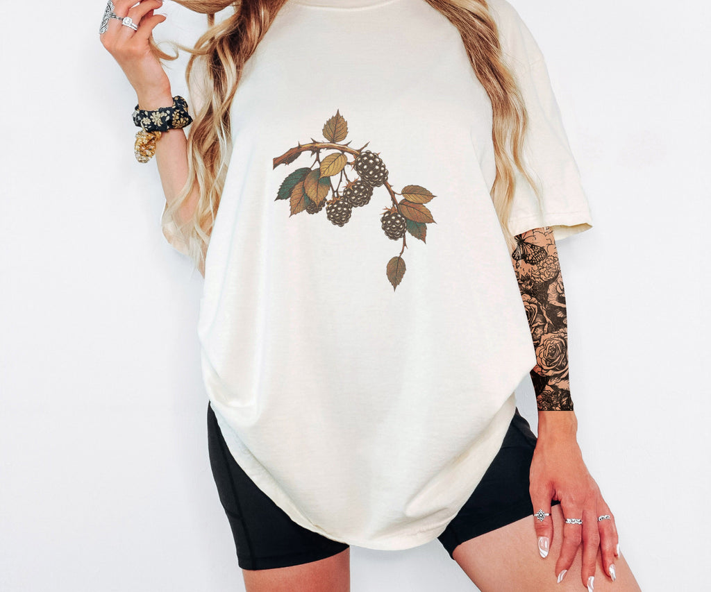 Nature Lover Shirt - Frosted Blackberry Branch Tee - photo 5
