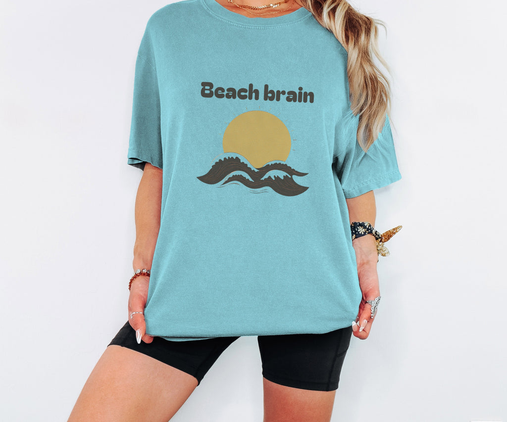 Beach Lover Shirt - Beach Brain Tee - photo 3