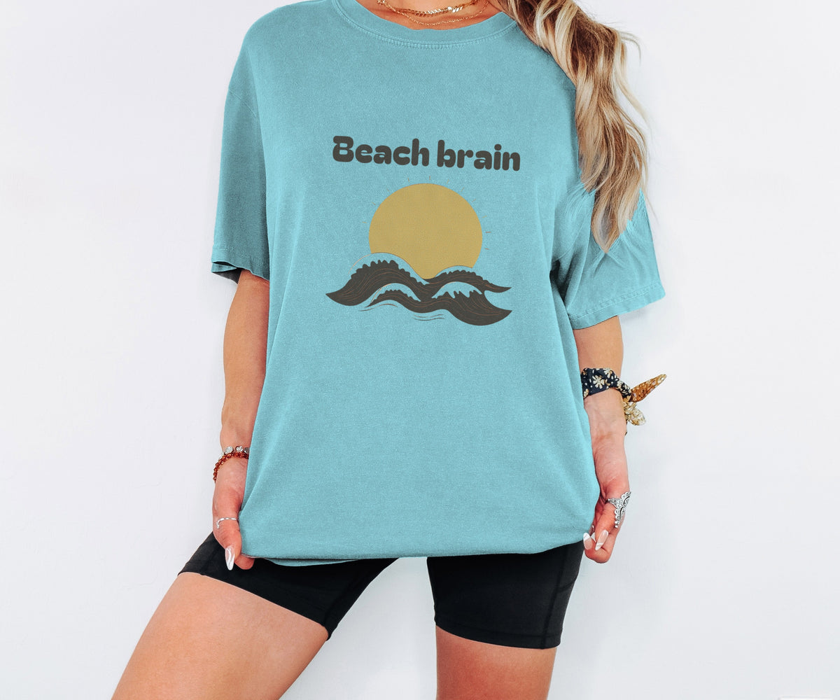 Beach Lover Shirt - Beach Brain Tee - photo 3